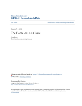 The Flame 2013-14 Issue