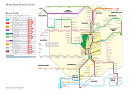 Buses from London Fields