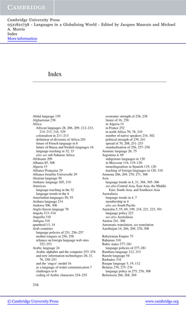 Languages in a Globalising World - Edited by Jacques Maurais and Michael A