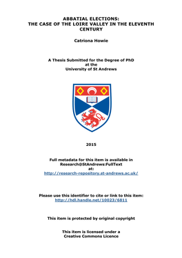 Catriona Howie Phd Thesis