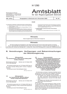 Amtsblatt Nr. 46