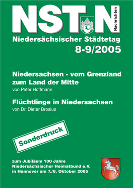 Flüchtlinge in Niedersachsen Von Dr