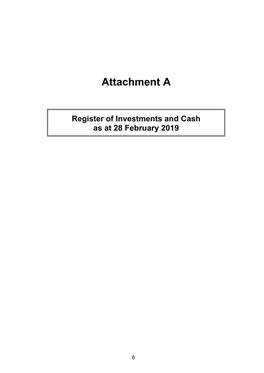 Attachment A