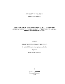 2020 Woody Tanya Thesis.Pdf (2.403Mb)