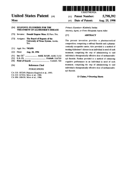 United States Patent (19) 11 Patent Number: 5,798,392 Moss 45) Date of Patent: Aug