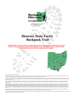 Download the Shawnee State Forest Backpack Trail