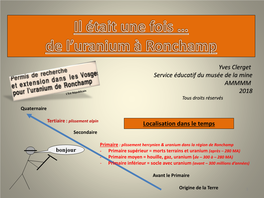 Il Était Une Fois De L'uranium À Ronchamp