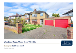 Woodland Road, Maple Cross WD3 9SU