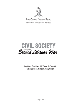 CIVIL SOCIETY Second Lebanon