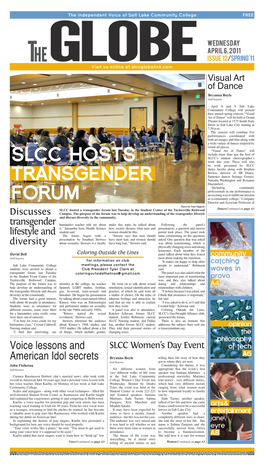 Slcc Hosts Transgender Forum