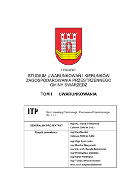 Suikzp SWARZĘDZA UWARUNKOWANIA Do Wy³o¿Enia