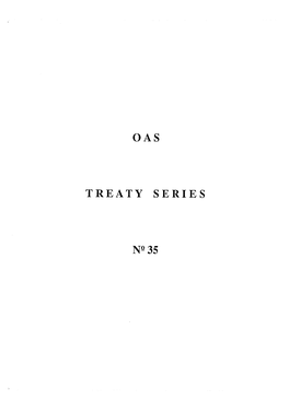 Oas Treaty Series N°-35