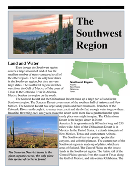 The Southwest Region