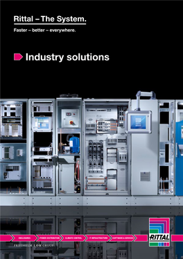 Industry Solutions 02.2014 / E939 One System for Any Industry