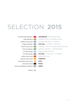 Selection 2015