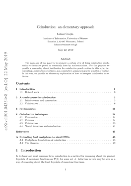 Coinduction: an Elementary Approach