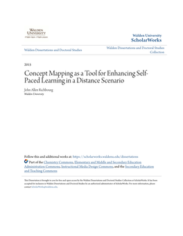 Concept Mapping As a Tool for Enhancing Self-Paced Learning in a Distance Scenario