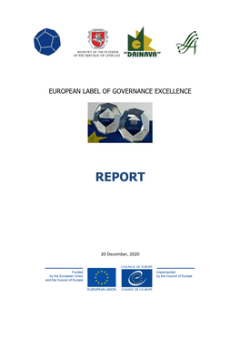 Final Report on the European Label of Governance Excellence in Lithuania