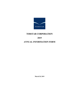 2019 Annual Information Form