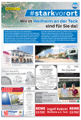 Wir in Weilheim an Der Teck Sind Für Sie Da!