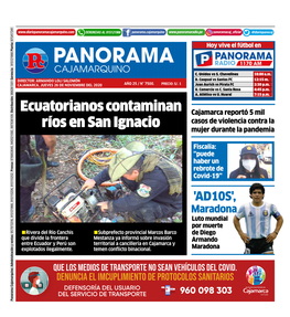 Ecuatorianos Contaminan Ríos En San Ignacio