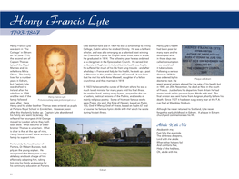 Henry Francis Lyte 1793-1847