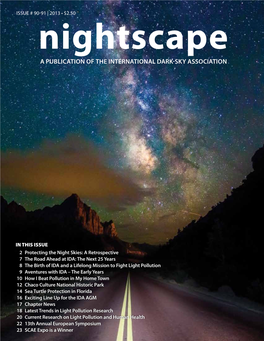 Nightscape a Publication of the International Dark-Sky Association