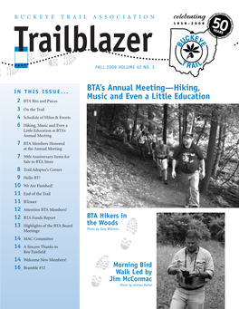 BTA's Annual Meeting—Hiking, Music and Even a Little Education