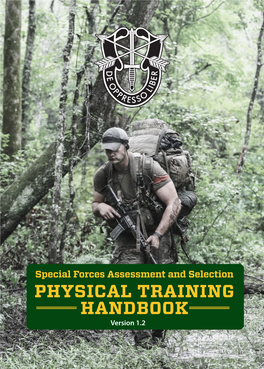 SFAS Physical Training Handbook