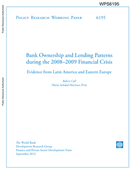 World Bank Document