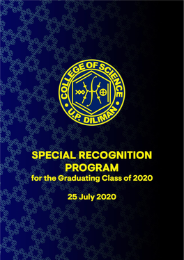 CS Recognition Program 2020