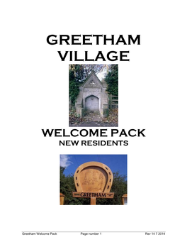 Greetham Village