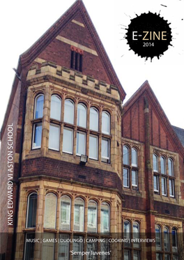 E-Zine 2014 King Edward Vi Aston School Aston Vi Edward King