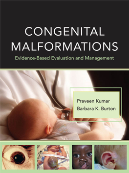 Congenital Malformations � Notice