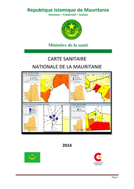 République Islamique De Mauritanie CARTE SANITAIRE NATIONALE DE LA MAURITANIE