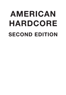 American Hardcore Second Edition
