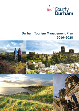 Durham Tourism Management Plan (2016-2020)