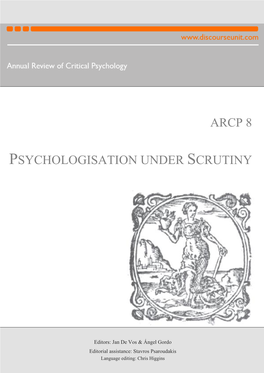 Psychologisation Under Scrutiny