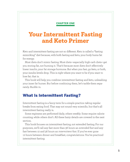 Your Intermittent Fasting and Keto Primer