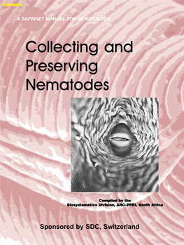Collecting and Preserving Nematodes
