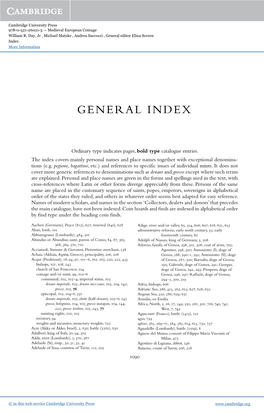 General Index