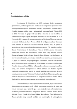 3. Arnaldo Antunes E Titãs Ex-Estudante De Lingüística Da