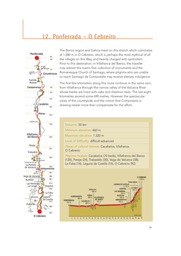 12. Ponferrada – O Cebreiro 13