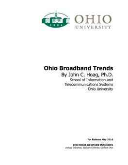 Ohio Broadband Trends by John C