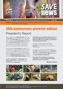 30Th Anniversary Pictorial Edition President’S Report