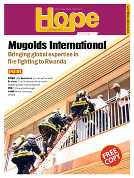 Mugolds International Bringing Global Expertise in Fire Fighting to Rwanda