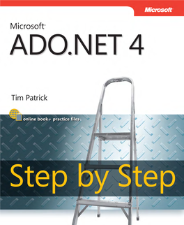 Microsoft® ADO.NET 4 Step by Step