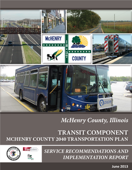 Mchenry County Services Restructuring Study