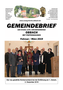 Gemeindebrief Der Evang.-Luth