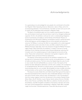 Magnetic Fields Acknowledgements and Introduction